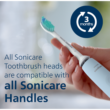 Philips Sonicare 2100 series Electric Toothbrush, HX3651/12 - Light Blue