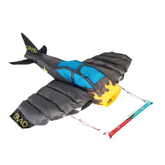 Decathlon Orao 3D Plane 180 Kids' Stunt Kite - Adventure Colours
