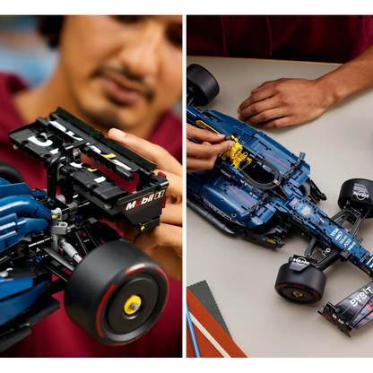 LEGO Technic Oracle Red Bull Racing RB20 F1 Car Model Kit - Collectible Formula 1 Building Set with 1:8 Scale V6 Engine, Gear Box, Steering & DRS - Gift Idea for Adult & Teenage Racing Fans - 42206