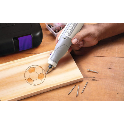 BLACK+DECKER 7.2V Cordless Pet Rotary Tool Set with 35 Accessories (Model: BCRT8IPETK-XJ