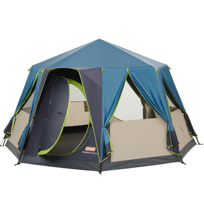 Coleman Octagon 8 Person Darkroom Family Camping Dome Tent