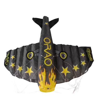 Decathlon Orao 3D Plane 180 Kids' Stunt Kite - Adventure Colours