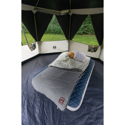 Coleman Octagon 8 Person Darkroom Family Camping Dome Tent