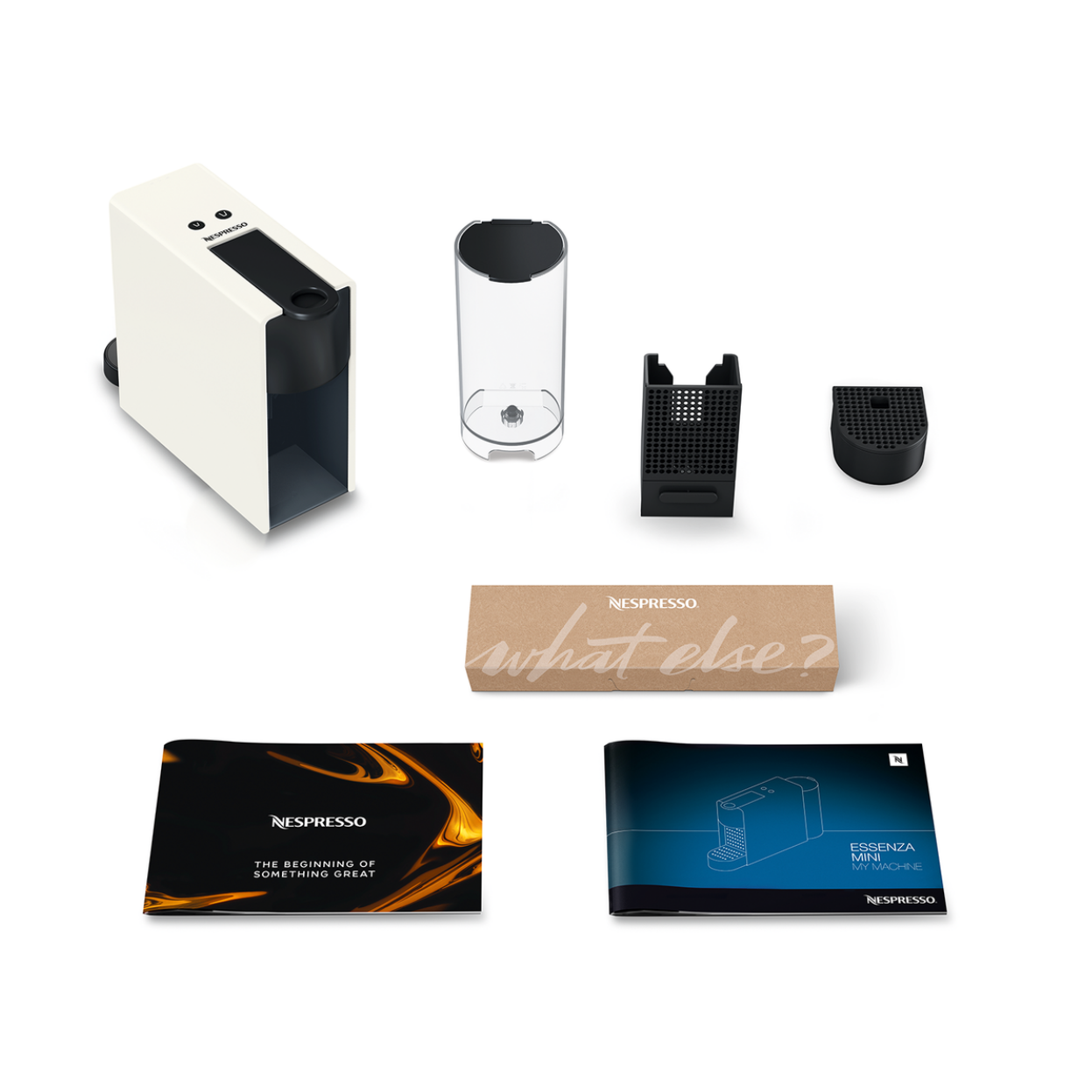 Nespresso Essenza Mini C30 Coffee Machine - Pure White
