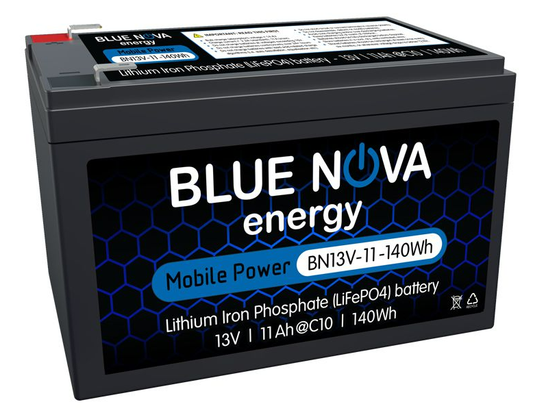Bluenova Ultra-safe Lithium Iron Phosphate Battery 11ah