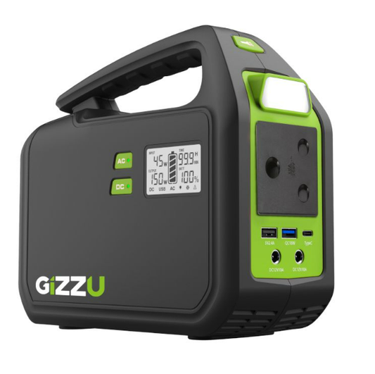GIZZU 242Wh Portable Power Station 1 x 3 Prong SA Plug Point